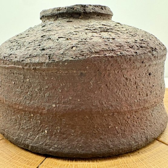 Chawan na matchu z hrubé hlíny