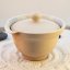 Gaiwan s šálkem z jemné béžové hlíny 120 ml