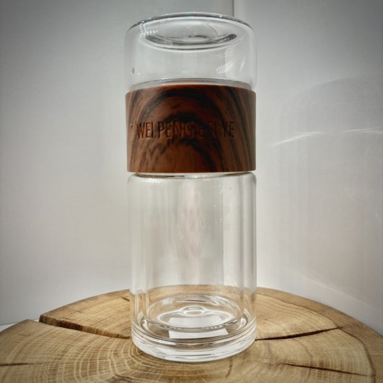Zavařovačka - cestovní skleněná dvoustěnná termoska o objemu 250ml