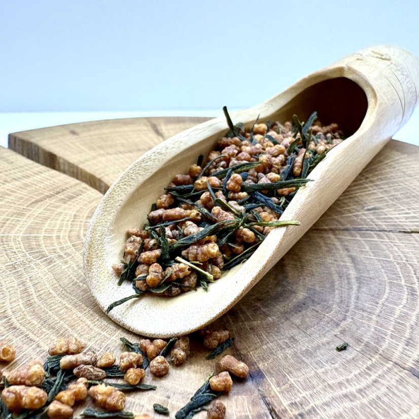 Genmaicha Noka - farmářský organický rýžový čaj z Uji - Gramy: 50