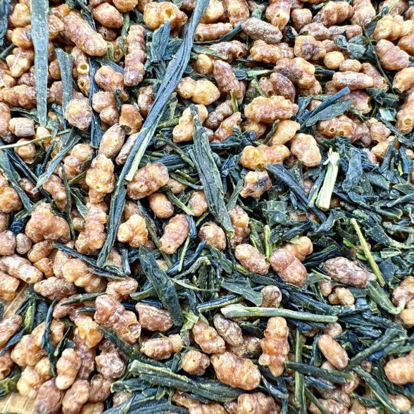 Genmaicha Noka - farmářský organický rýžový čaj z Uji - Gramy: 50