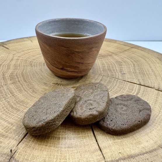 Čajové máslové sušenky HOJICHA