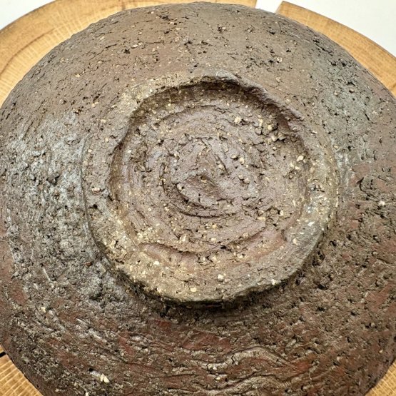 Chawan na matchu z hrubé hlíny